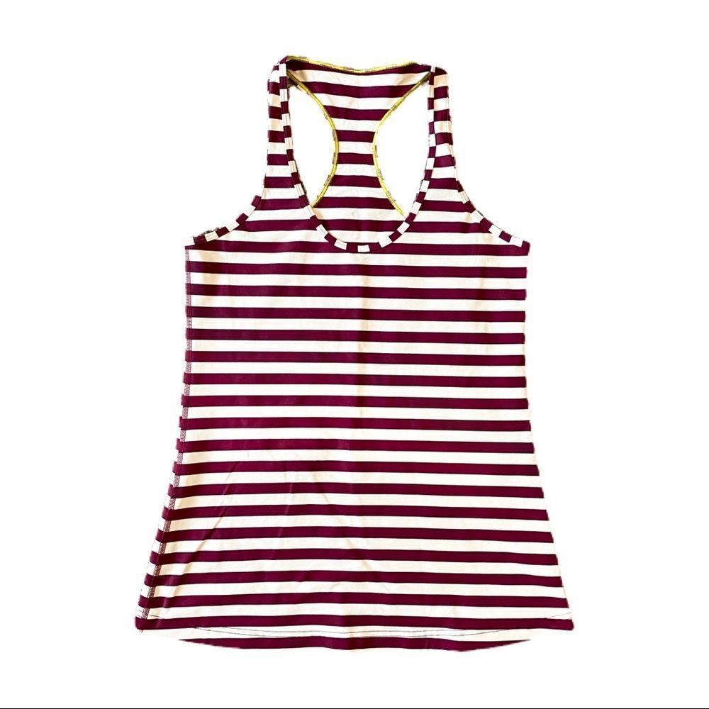 Lululemon 2012 Seawheeze Cool Racerback Stripes in Bordeaux
LIMITED EDITION